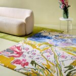 Hand Tufted Rug | Floral Area Carpet | Bedroom, Living Room Decor | Nursery Rugs | Handmade Woolen | 6X10, 7X10, 8X10 | Multicolor Area Rug